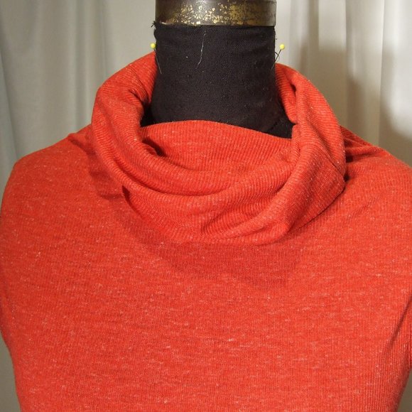 Red Tank Top with Turtleneck Stretchy Women's Size M by W118 by Walter Baker - Picture 2 of 4